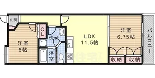 フレンチェ赤坂2【3階】の間取り