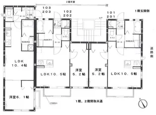 アーバングレイス西荻【2階】の間取り