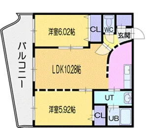 AMS水天宮の間取り