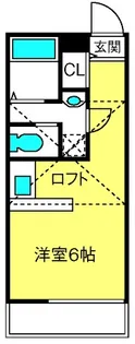 シェ・ボヌール【1階】の間取り