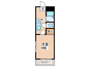 マンション雅【1階】の間取り