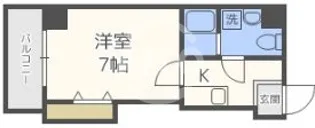 S-FORT大今里西【5階】の間取り