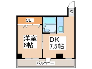 インテリジェンス樋上【3階】の間取り