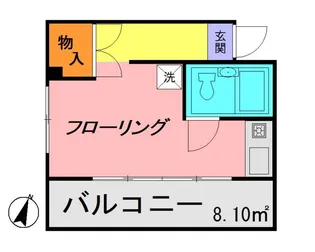 竹善ビル【6階】の間取り