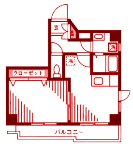 コートロングヒル【6階】の間取り