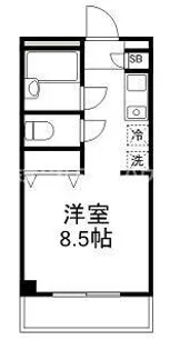 ルピナス船橋【6階】の間取り