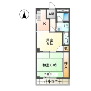 エクセルタウン【2階】の間取り