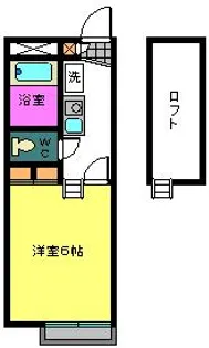 カトレア【2階】の間取り