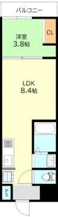 GARDENIA堺東【11階】の間取り