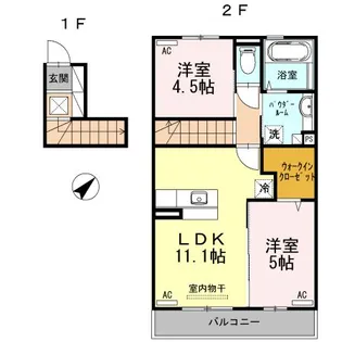 グラン ジュテ【2階】の間取り