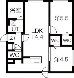 patio豊平公園【1階】の間取り