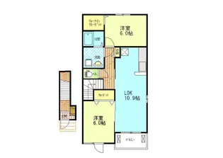 エーデルシュタイン A棟【2階】の間取り