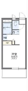 レオパレス清良【2階】の間取り