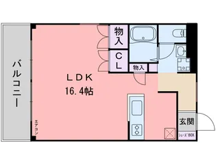 パストラーレ周船寺【1階】の間取り
