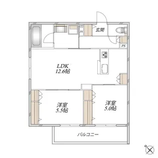 cotton town 横濱【3階】の間取り