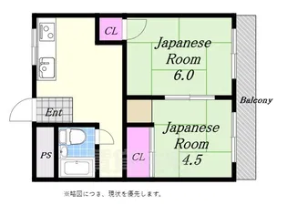 シロハイヌ春日出【2階】の間取り