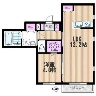 【ヘーベルメゾン】Maison Rio【1階】の間取り