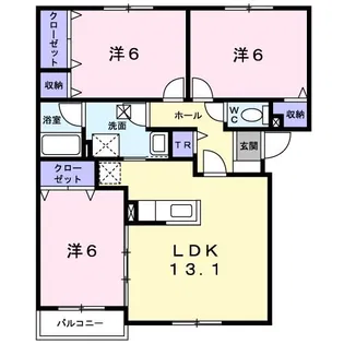 ピュアライフ【2階】の間取り