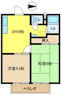 栄和ハイツ【2階】の間取り