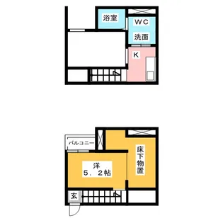 Alba港栄【1階】の間取り