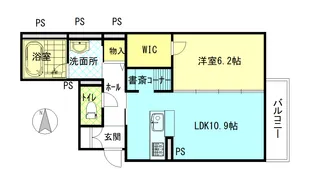 クレスティーク【2階】の間取り