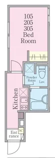 リバティ蒲田【2階】の間取り