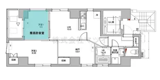 CORTESE音楽KOIWA【9階】の間取り