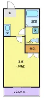 神奈川県相模原市中央区清新8【アパート】の間取り