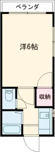 コーポ小金井【1階】の間取り