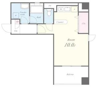 メゾンアイリス【8階】の間取り