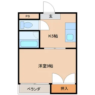 アポロ【3階】の間取り