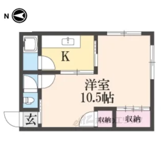 ルチルヴェーラ生駒【1階】の間取り