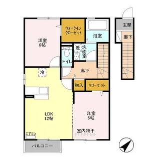 アトリオ青山 C202【2階】の間取り