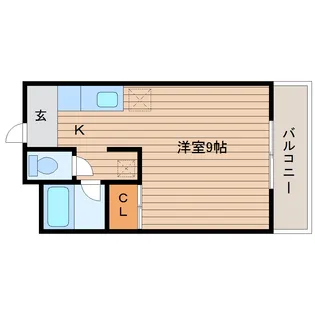 メリファ春日【4階】の間取り