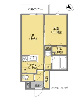 Precious【2階】の間取り