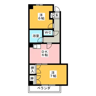 コーポ豊田本町【3階】の間取り