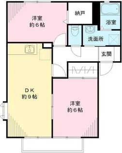クレストコート A【2階】の間取り