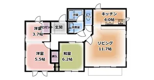 群馬県前橋市古市町1【アパート】の間取り