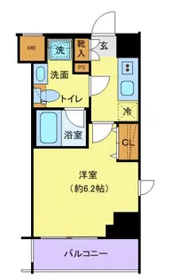 LUMEED横濱吉野町【4階】の間取り