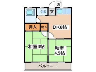 泉コーポ【2階】の間取り
