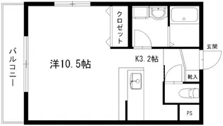 グランストーク篠ケ瀬【1階】の間取り