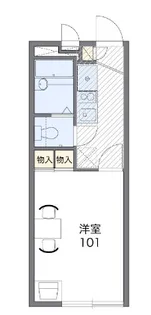 レオパレスオアシス【1階】の間取り