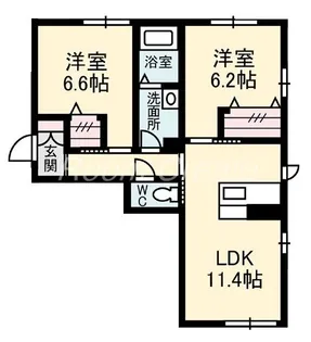 ローレルTAKU【2階】の間取り