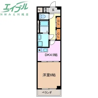 ボナール【1階】の間取り
