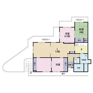 オークヒルズ天沼【4階】の間取り