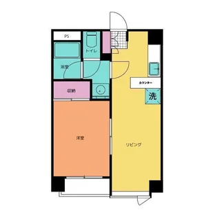 フラッツ100【8階】の間取り