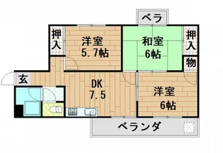 上野ビル【2階】の間取り