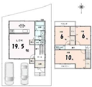 滋賀県大津市山上町【一戸建】の間取り