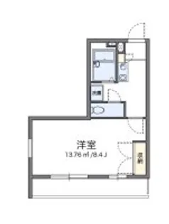 東京都昭島市美堀町5【アパート】の間取り
