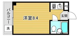 メゾン新宿町【1階】の間取り